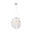 Pendul Trio POMP metal, acrill, crom, transparent, LED, 2700K - 6500K, 30W, 4300lm - R37341106