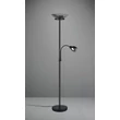 Lampadar Trio GERRY metal, plastic, negru, crom, E27+E14 - Trio-R40063132