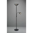 Lampadar Trio GERRY metal, plastic, negru, crom, E27+E14 - Trio-R40063132