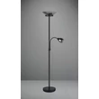 Lampadar Trio GERRY metal, plastic, negru, crom, E27+E14 - Trio-R40063132