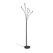 Lampadar Trio REED metal, negru, LED, 3000K, 5x3.5W, 1750lm - R41031532