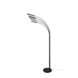 Lampadar Trio REED metal, negru, LED, 3000K, 5x3.5W, 1750lm - R41031532