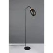 Lampadar Trio BIDAR metal, negru, E27 - Trio-R41571080