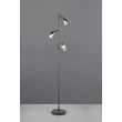 Lampadar  Trio CADIZ metal, sticla, negru, antracit, E14 - R41783042