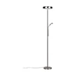 Lampadar  Trio PALERMO metal, nichel, LED, 5W+18W, 3000-4000-6500K, 500+2000Lm - R45741107