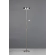 Lampadar  Trio PALERMO metal, nichel, LED, 5W+18W, 3000-4000-6500K, 500+2000Lm - R45741107