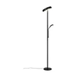 Lampadar  Trio PALERMO metal, negru, LED, 5W+18W, 3000-4000-6500K, 500+2000Lm - R45741132