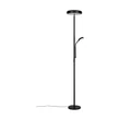 Lampadar  Trio PALERMO metal, negru, LED, 5W+18W, 3000-4000-6500K, 500+2000Lm - R45741132