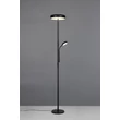 Lampadar  Trio PALERMO metal, negru, LED, 5W+18W, 3000-4000-6500K, 500+2000Lm - R45741132