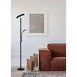 Lampadar  Trio PALERMO metal, negru, LED, 5W+18W, 3000-4000-6500K, 500+2000Lm - R45741132