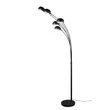 Lampadar Trio DITO metal, negru, E14 - R46155032