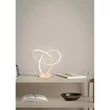 Veioza Trio LANDO metal, acril, nisipiu, alb, LED, 8W, 3000K, 800Lm - R53591166