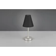 Veioza Trio KENNY metal, textil, nichel, negru, LED, 1.5W, 3000K, 140Lm - R53621102