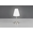 Veioza Trio KENNY metal, textil, nichel, alb, LED, 1.5W, 3000K, 140Lm - R53621107