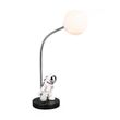 Veioza Trio ARM metal, plastic, negru, alb, LED, 1.5W, 2700K, 100Lm - R53801102
