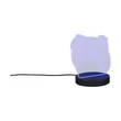 Lampa decor Trio JOY plastic, negru, transparent, RGB-LED, 1.5W - R53881102