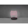 Lampa decor Trio JOY plastic, negru, transparent, RGB-LED, 1.5W - R53881102