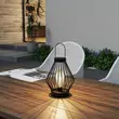 Lampa decor exterior Trio MERIDA metal, negru, LED, 2700K, IP44 - R54046132