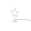 Lampa decor Trio STAR plastic, alb, LED, 1.5lm, 10lm - R55230101