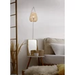 Veioza Trio JEAN metal, natural, negru, E27 - Trio-R56221036