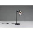 Veioza Trio JEROME metal, ratan, negru, natural, E27 - Trio-R56231032