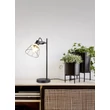Veioza Trio JEROME metal, ratan, negru, natural, E27 - Trio-R56231032