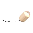 Veioza Trio NARA lemn, maro, transparent, E27 - R56311030