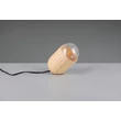 Veioza Trio NARA lemn, maro, transparent, E27 - R56311030