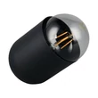 Veioza Trio NARA metal, negru, transparent, E27 - R56311032