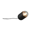 Veioza Trio NARA metal, negru, transparent, E27 - R56311032