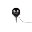 Lampa decor exterior Trio BOLO plastic, negru, fumuriu, E27, IP44 - R57044054