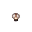 Veioza Trio EARL metal, sticla, negru, fumuriu, LED, 3000K, 1.5W, 100lm - R57771154