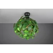 Plafoniera Trio LEAVY, metal, plastic, negru, verde, E27 - Trio-R60461015