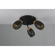 Plaoniera Trio BIDAR metal, negru, E14 - Trio-R61573380