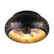 Ventilator Trio BIDAR metal, negru, auriu, E27 - R61574080