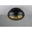 Ventilator Trio BIDAR metal, negru, auriu, E27 - R61574080