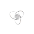 Plafoniera Trio MEO metal, plastic, gri, alb, LED, 3000K, 15W, 1800lm - R62101187