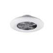 Lampa cu ventilator Trio VISBY plastic, crom, alb, LED, 3000K-6500K, 39.6W, 3900lm - R62402106