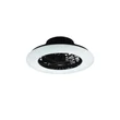 Lampa cu ventilator Trio STRALSUND metal, plastic, negru, alb, LED, 3000K-6500K, 26.8W, 2600lm - R62522132