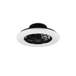 Lampa cu ventilator Trio STRALSUND metal, plastic, negru, alb, LED, 3000K-6500K, 26.8W, 2600lm - R62522132