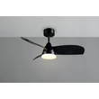 Corp de iluminat cu ventilator Trio HELSINKI metal, negru, LED, 20W, 2500lm, 2700K-6000K - Trio-R62732132