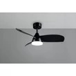 Corp de iluminat cu ventilator Trio HELSINKI metal, negru, LED, 20W, 2500lm, 2700K-6000K - Trio-R62732132