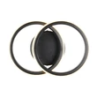 Plafoniera Trio KASIA  metal, plastic, alb, negru, LED, 7W, 3000K, 800Lm - R63531132