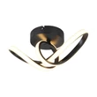 Plafoniera Trio RUSA metal, plastic, alb, negru, LED, 7W, 3000K, 800Lm - R63541132