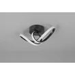 Plafoniera Trio RUSA metal, plastic, alb, negru, LED, 7W, 3000K, 800Lm - R63541132