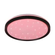 Plafoniera Trio SOLIT metal, plastic, alb, negru,  RGB-LED, 14W, 2700-6500K, 1800Lm - R63581132