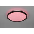 Plafoniera Trio SOLIT metal, plastic, alb, negru,  RGB-LED, 14W, 2700-6500K, 1800Lm - R63581132