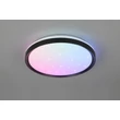 Plafoniera Trio SOLIT metal, plastic, alb, negru,  RGB-LED, 14W, 2700-6500K, 1800Lm - R63581132