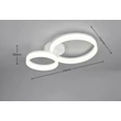 Plafoniera Trio SCOPE plastic, alb, LED, 22W, 4000K, 3000Lm - R63601231