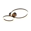 Plafoniera Trio SCOPE plastic, alb, negru, LED, 22W, 3000K, 2800Lm - R63601232